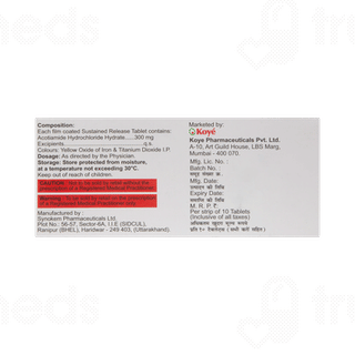 Acosat Sr 300 MG Tablet 10
