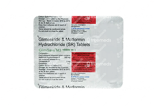 Glimisave M 3/500 MG Tablet Sr 15