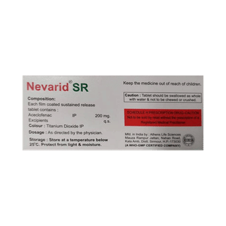 Nevarid Sr 200 MG Tablet 10