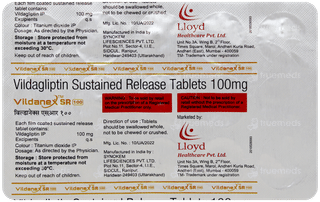 Vildanex Sr 100 Tablet 15