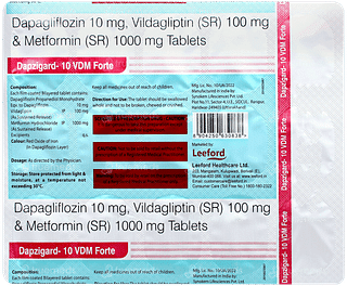 Dapzigard 10 Vdm Forte Tablet 15