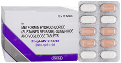 Zoryl Mv 2 Forte Tablet 10 Zoryl Mv 2 Forte Tablet 10