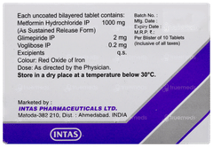 Zoryl Mv 2 Forte Tablet 10 Zoryl Mv 2 Forte Tablet 10