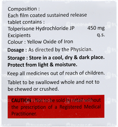 Tolwise Sr 450 Tablet 10 Tolwise Sr 450 Tablet 10