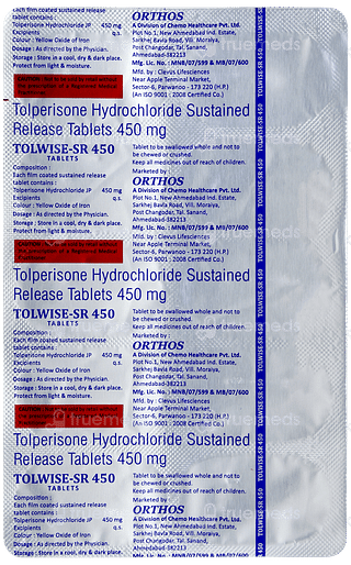 Tolwise Sr 450 MG Tablet 10