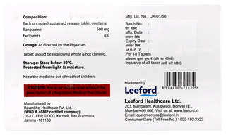 Razocard 500 Tablet Sr 10