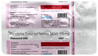 Razocard 500 Tablet Sr 10