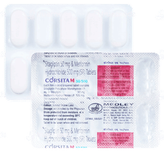Corsita M 50/500 Tablet Sr 10 Corsita M 50/500 Tablet Sr 10