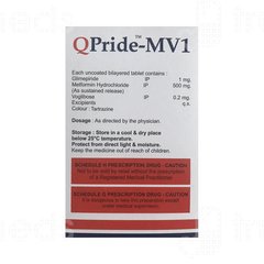 Qpride Mv 1 MG Tablet 10 Qpride Mv 1 MG Tablet 10