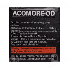 Acomore Od 300 Tablet 10