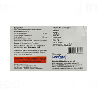 Broncofil M Tablet Sr 10