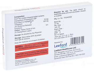 Dapaford 10 Vd Tablet 15