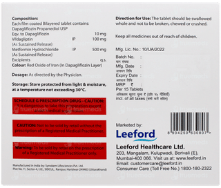 Dapaford 10 Vdm Tablet 15