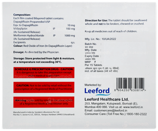 Dapaford 10 Vdm Forte Tablet 15