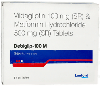 Debiglip 100 M Tablet 15