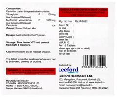 Debiglip 100 M Forte Tablet 15