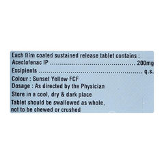 Acsis Sr 200 Mg Tablet 10