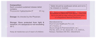 Propibeat 40 MG Sr Tablet 10