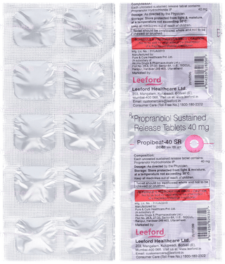 Propibeat 40 MG Sr Tablet 10