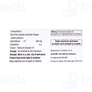 Otraflam Sr 200 MG Tablet 10