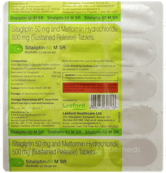 Sitaliptin 50 M Sr Tablet 15 Sitaliptin 50 M Sr Tablet 15