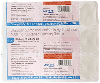 Sitaliptin 50 M Forte Tablet Sr 15