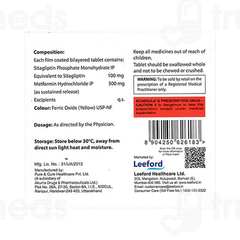 Sitaliptin 100 M Sr Tablet 15 Sitaliptin 100 M Sr Tablet 15