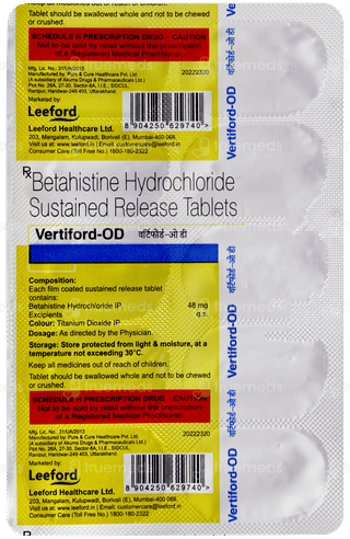 Vertiford Od Tablet 10