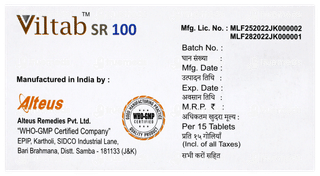 Viltab Sr 100 Tablet 15