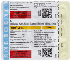 Vertin Od 24mg Tablet 15