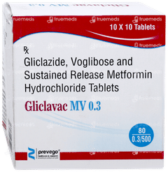 Gliclavac Mv 0.3 Tablet 10 Gliclavac Mv 0.3 Tablet 10