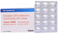 Vysov Mxr 100Mg/500Mg Tablet 15 Vysov Mxr 100Mg/500Mg Tablet 15