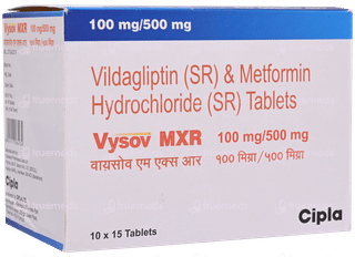 Vysov Mxr 100Mg/500Mg Tablet 15