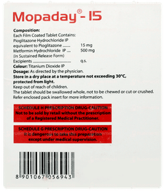 Mopaday 15 Tablet Sr 15