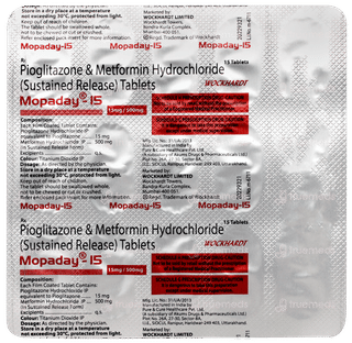 Mopaday 15 Tablet Sr 15