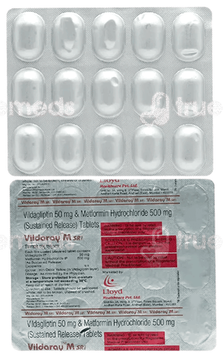 Vildaray M Sr Tablet 15
