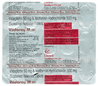 Vildaray M Sr Tablet 15