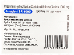 Imeglyn Sr 1000 Tablet 10