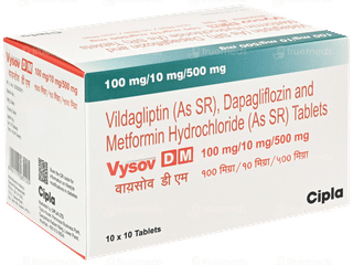 Vysov Dm 100Mg/10Mg/500Mg Tablet 10
