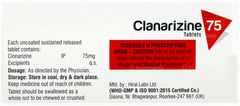 Clanarizine 75 Tablet 10