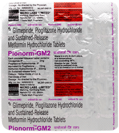 Pionorm Gm2 Tablet 15 Pionorm Gm2 Tablet 15