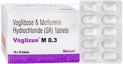 Voglizux M 0.3 Tablet Sr 10 Voglizux M 0.3 Tablet Sr 10