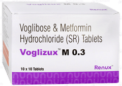 Voglizux M 0.3 Tablet 10 Voglizux M 0.3 Tablet 10
