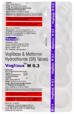 Voglizux M 0.3 Tablet 10 Voglizux M 0.3 Tablet 10