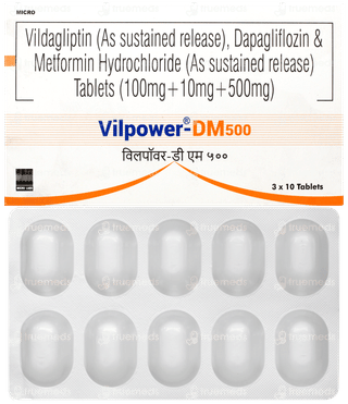 Vilpower Dm 500 Tablet 10
