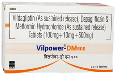 Vilpower Dm 500 Tablet 10