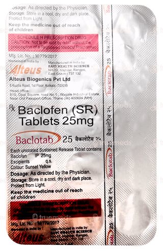 Baclotab 25 Tablet 15