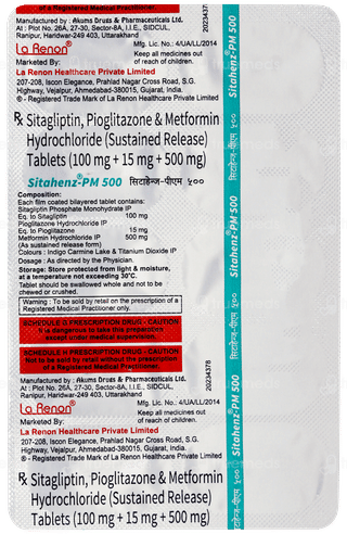 Sitahenz Pm 500 Tablet 10