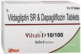 Viltab D 10/100 Tablet 15