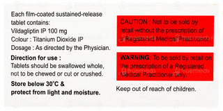 Vildapride Od 100 Tablet 15